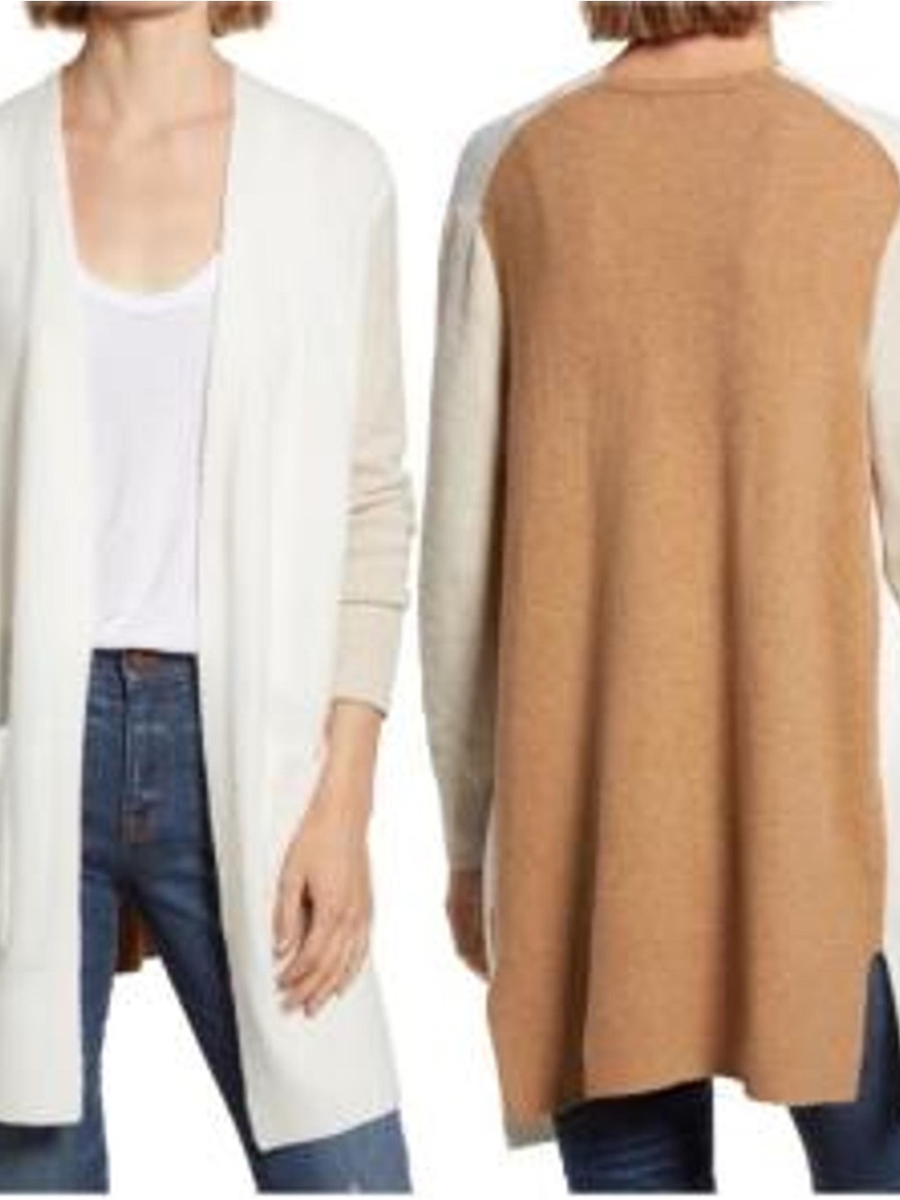 Madewell Kent Alpaca Wool Cream  Cozy Sweater Cardigan XS